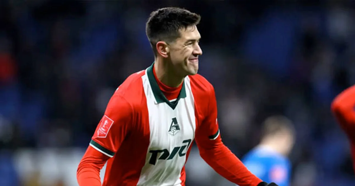 Tras su lesión, César Montes regresa con un golazo de primera intención para el Lokomotiv Moscú en la Liga Rusa.