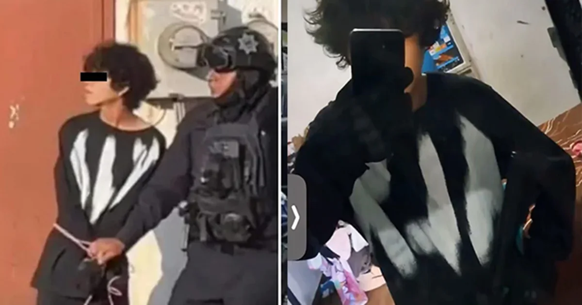 En redes comenzó a circular un video presuntamente obtenido de las cuentas del menor de 15 años donde se le observa exhibiendo un arma larga