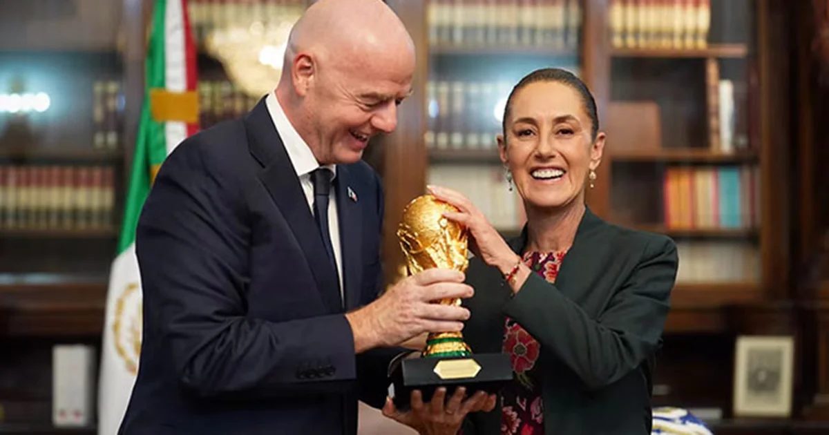 Sheinbaum se reunirá el lunes con Gianni Infantino para hablar del Mundial