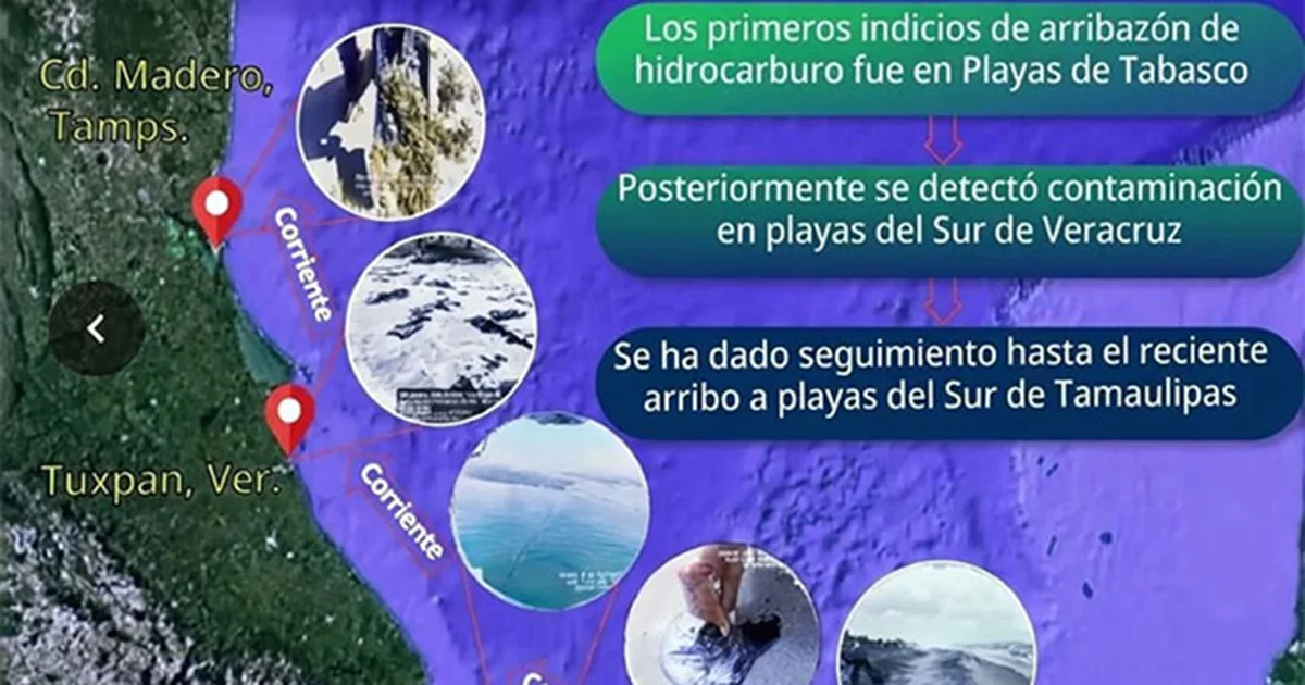 Este martes, se dio a conocer que el origen de la contaminación en el Golfo de México habría iniciado desde hace más de un mes