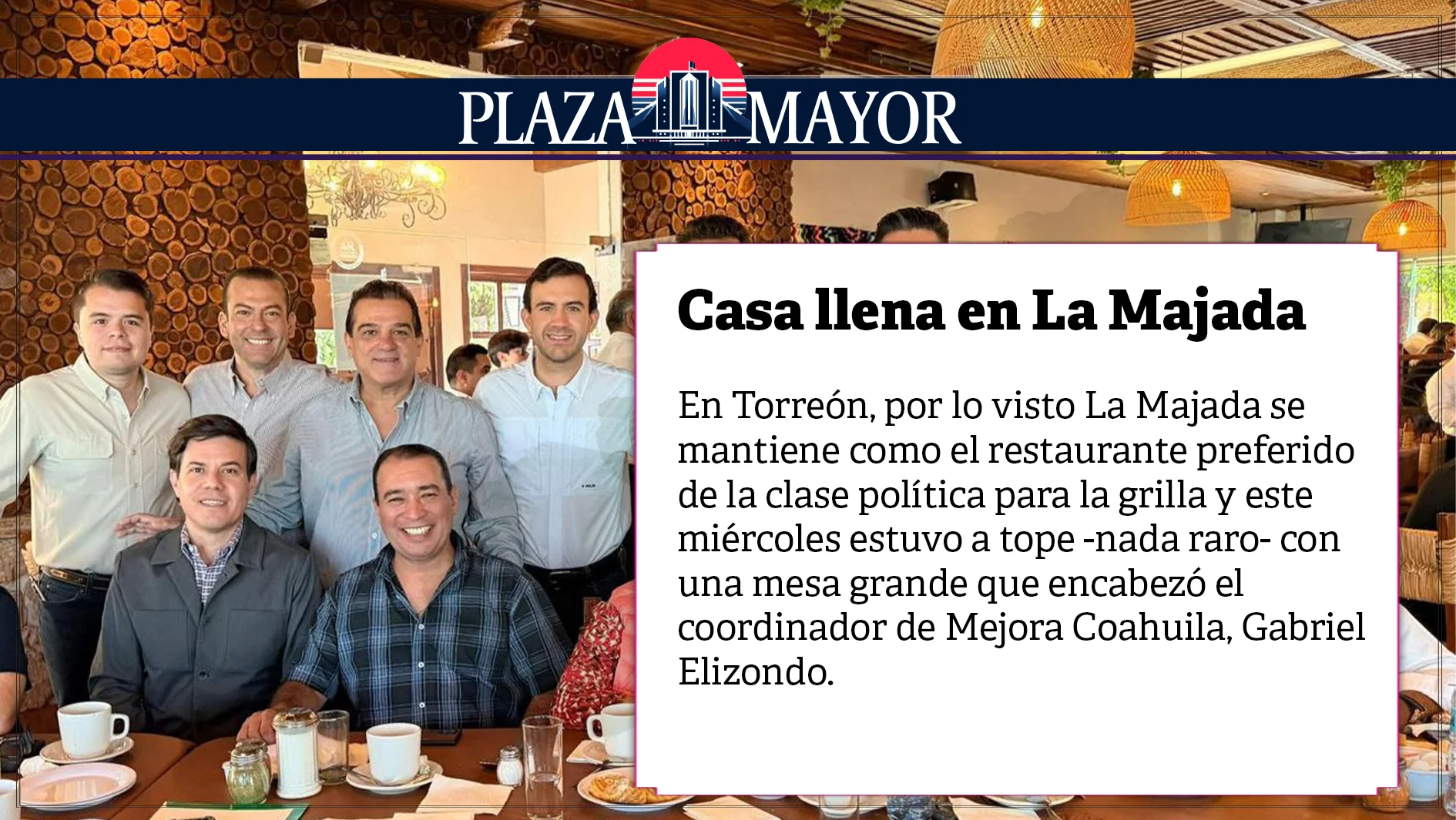 Casa llena en La Majada