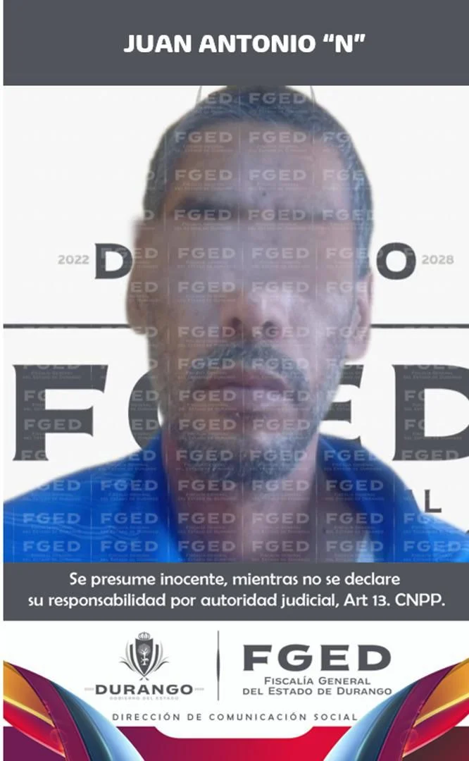 Detienen en Gómez Palacio a presunto responsable de homicidio con arma blanca. Fiscalía de Durango ejecutó orden judicial tras el crimen.