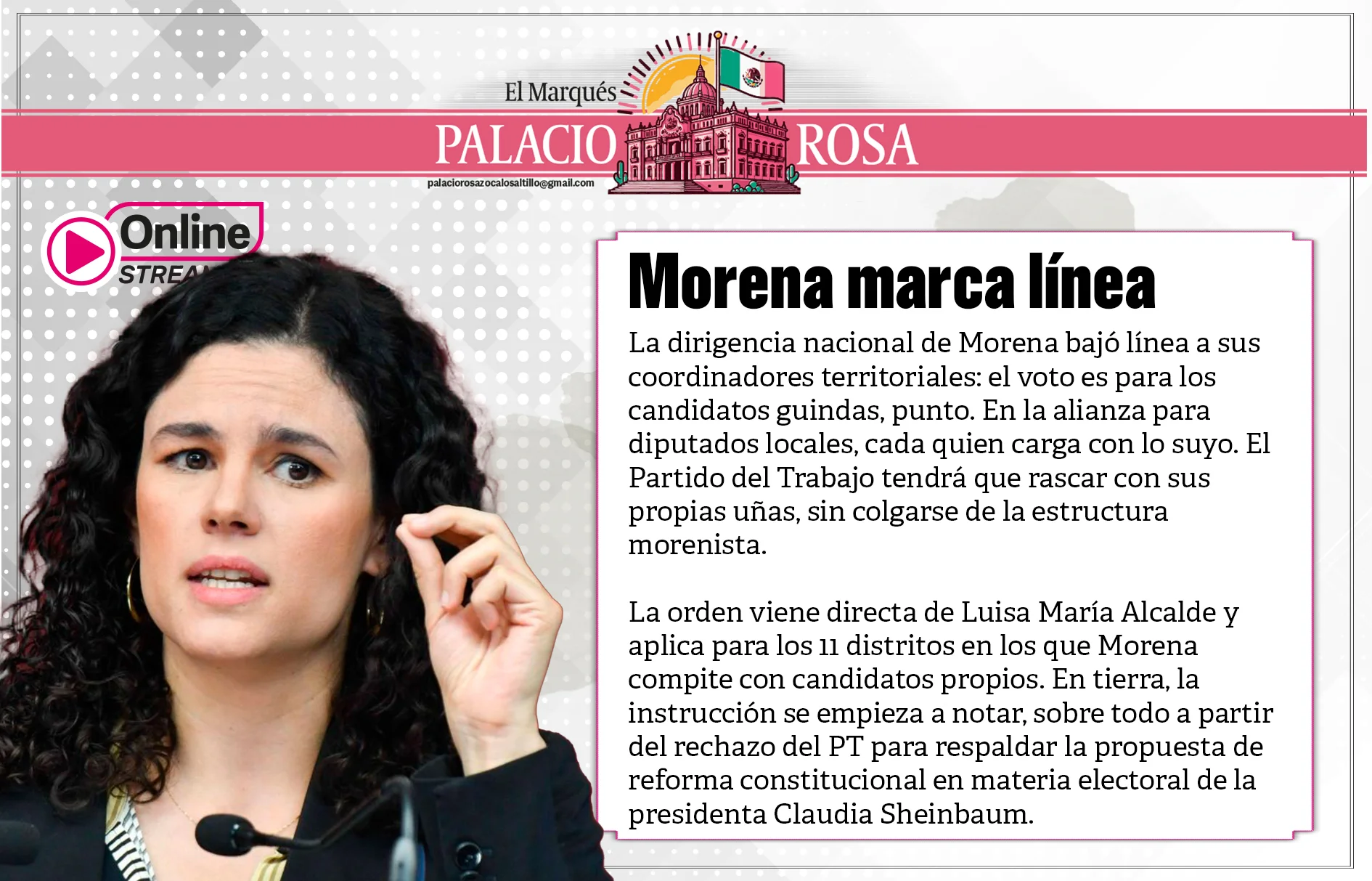 La dirigencia nacional de Morena bajó línea a sus coordinadores territoriales: el voto es para los candidatos guindas