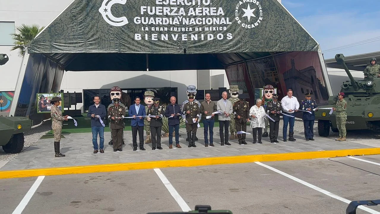 Coahuila alberga la exposición militar "La Gran Fuerza de México", un reconocimiento a la coordinación histórica entre el estado y el Ejército para fortalecer la seguridad.