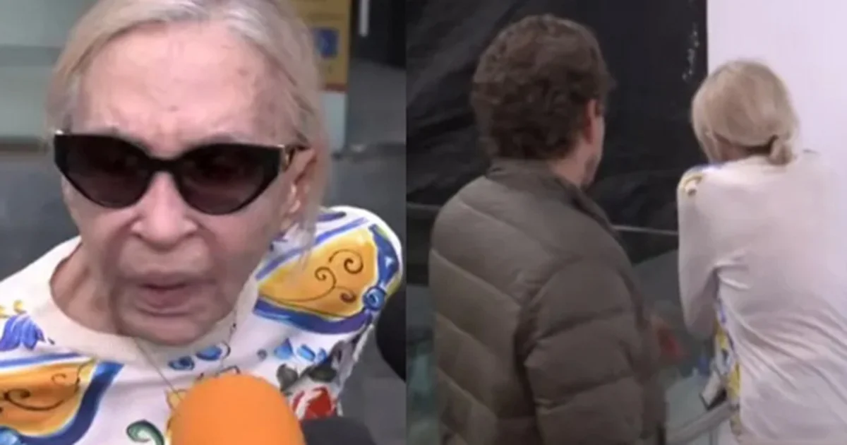 Laura Bozzo se volteó en dirección de los reporteros y expresó molesta: "¡De verdad! No es risa esto, ¿ok?".