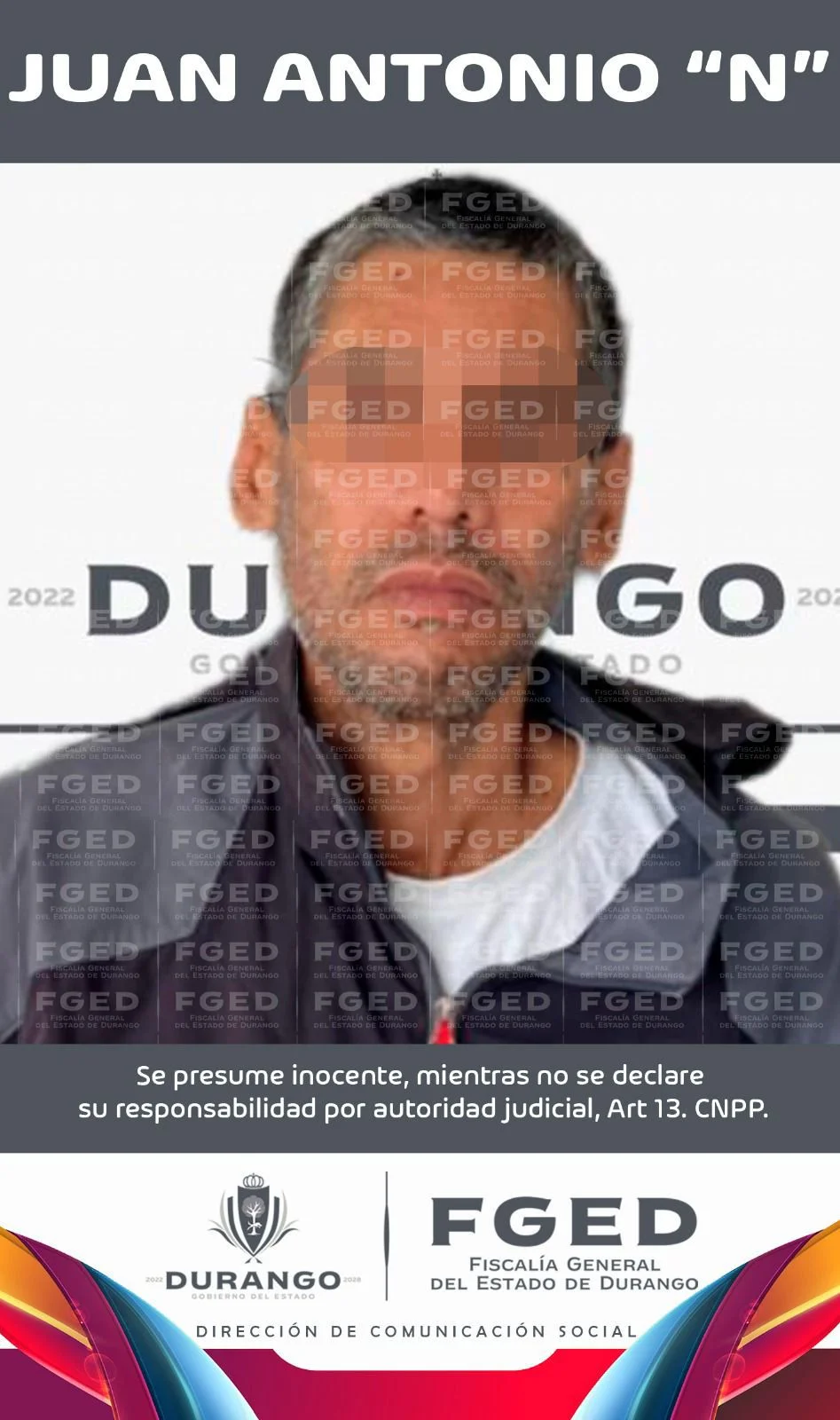 Fiscalía de Durango vincula a proceso a presunto responsable de homicidio calificado ocurrido en Gómez Palacio.