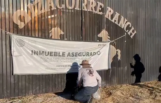 Colectivos y FGR revisan avances periciales en predio ligado al CJNG; el sitio sigue bajo resguardo militar.