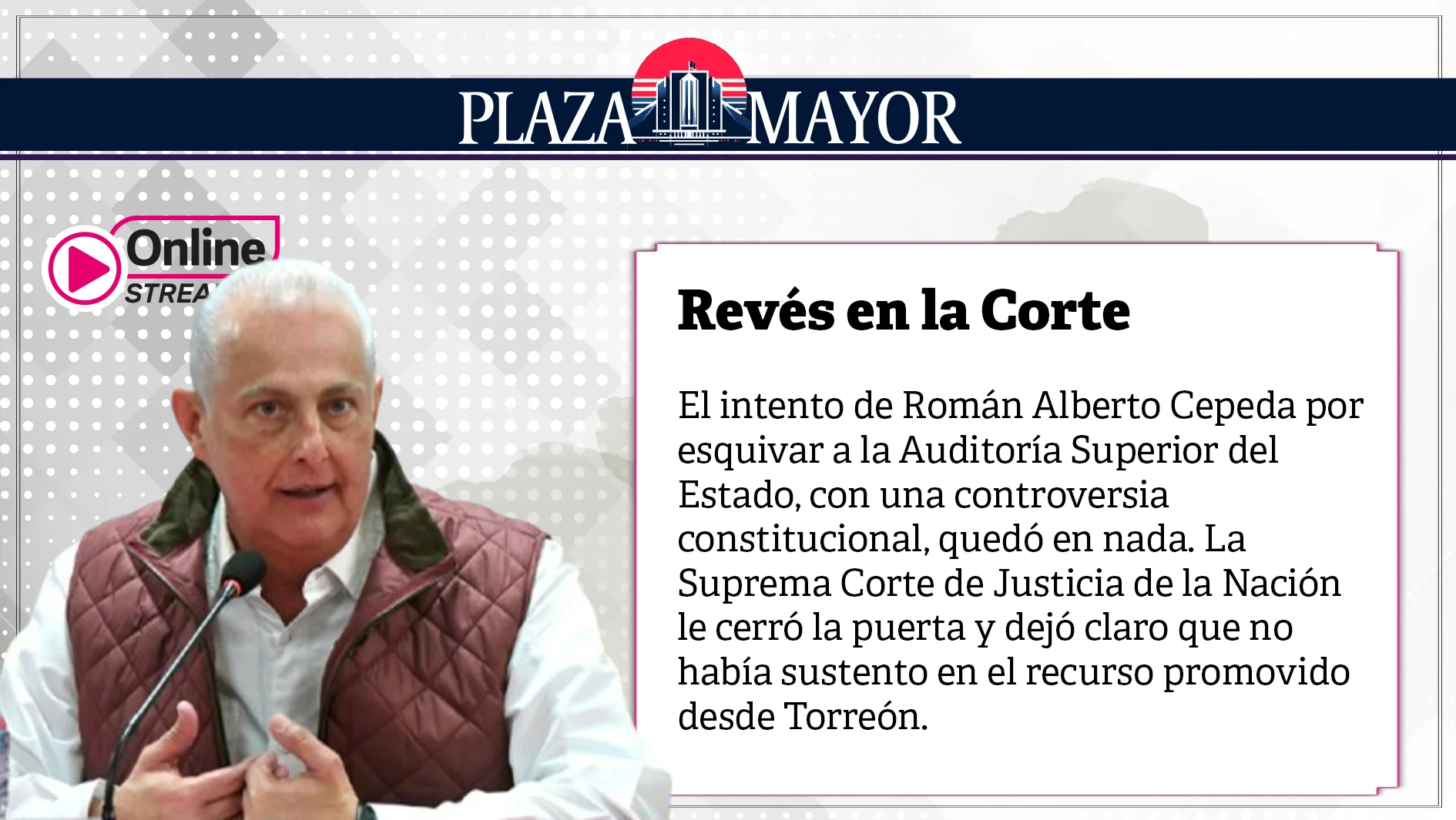 Revés en la Corte