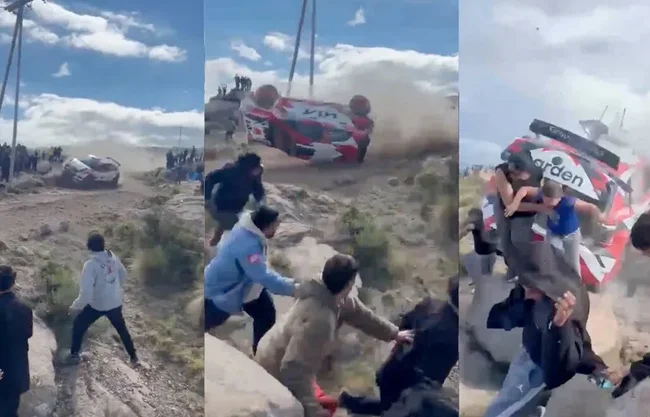 Aficionado pierde la vida arrollado tras despiste de auto en Rally Sudamericano