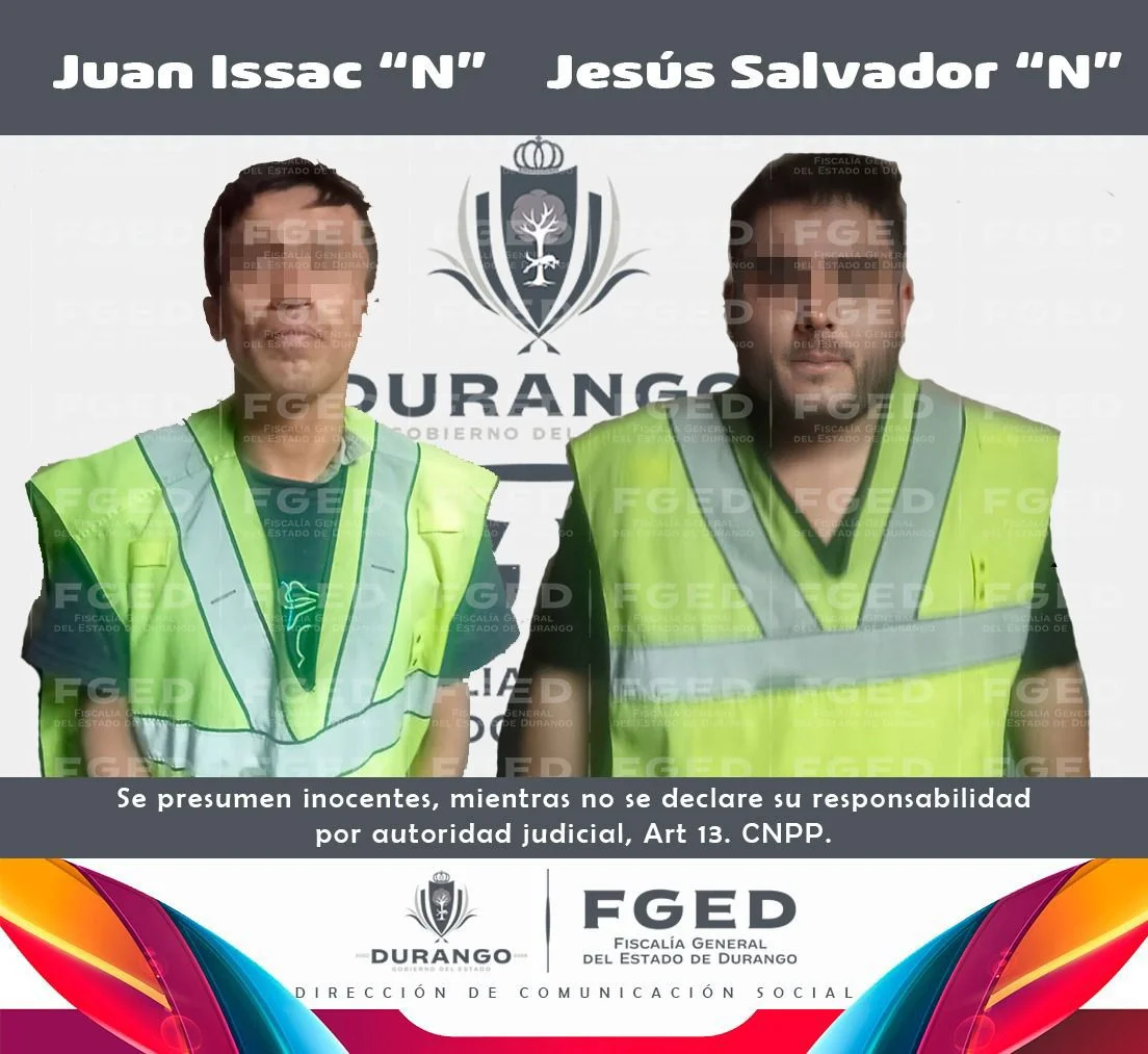 Fiscalía logra vinculación a proceso por homicidio calificado y robo agravado en la Laguna de Durango.