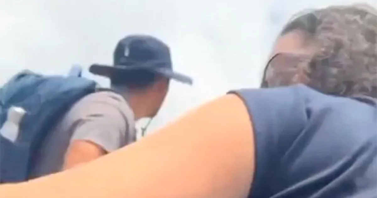 En un video, se escucha cómo el atacante lanzó ofensas y amenazas a las personas que retuvo en la Pirámide de la Luna