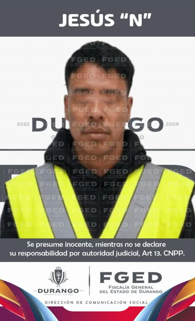 Detenido por feminicidio en Durango; Jesús “N” es señalado como responsable de la muerte de Silvia María González Ríos en 2026.