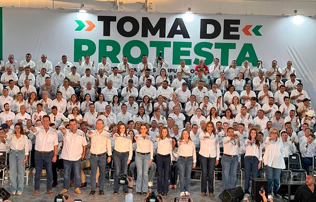Toman protesta las candidatas y candidatos de la Alianza PRI - UDC
