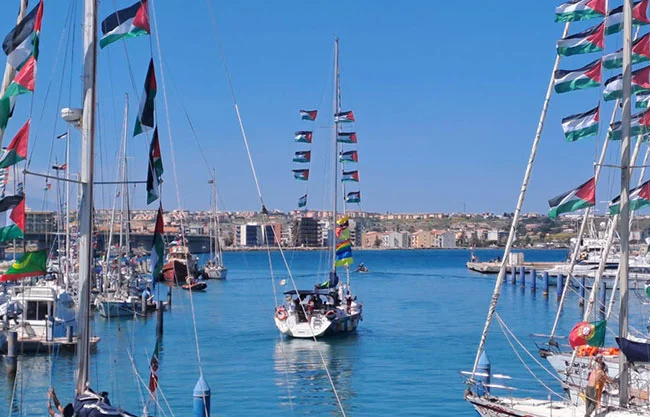 La Flotilla Global Sumud reporta 15 barcos interceptados por las fuerzas israelíes
