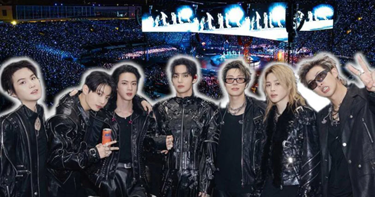En redes sociales ya circulan algunas fotos del montaje del espectacular escenario 360 que BTS usará en sus conciertos en México.