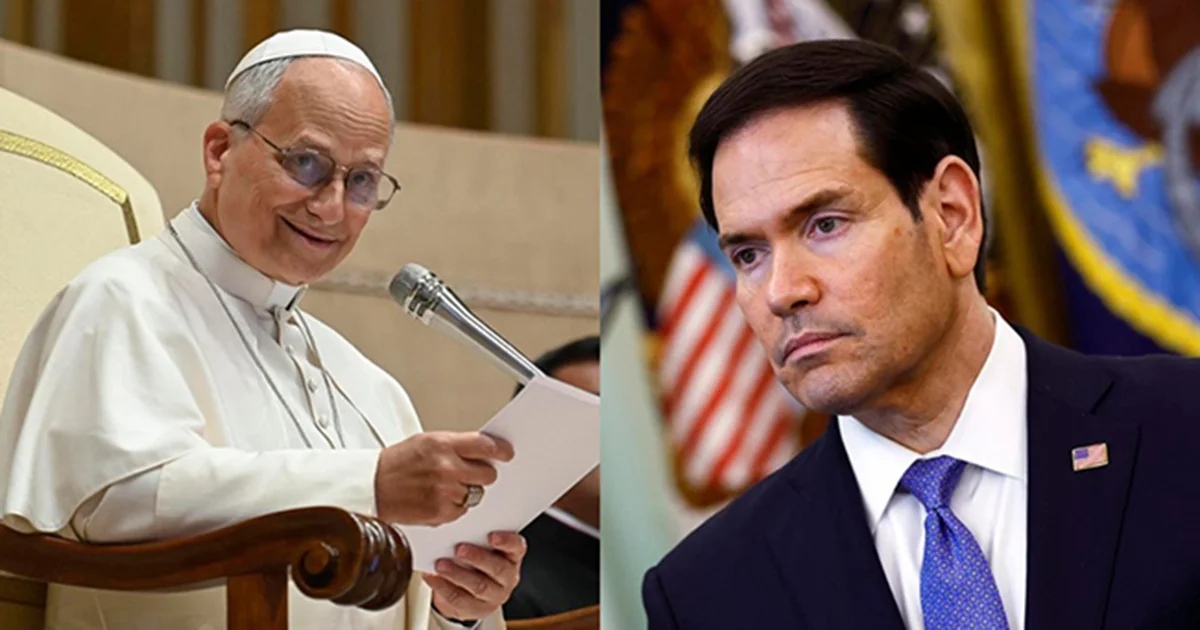 Marco Rubio se reunirá con el papa León XIV tras arremetida de Donald Trump