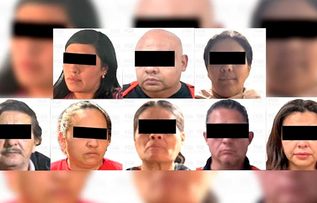 La Fiscalía General de la República informó la vinculación a proceso de nueve presuntos integrantes de la organización criminal denominada “Los Petrofactureros”