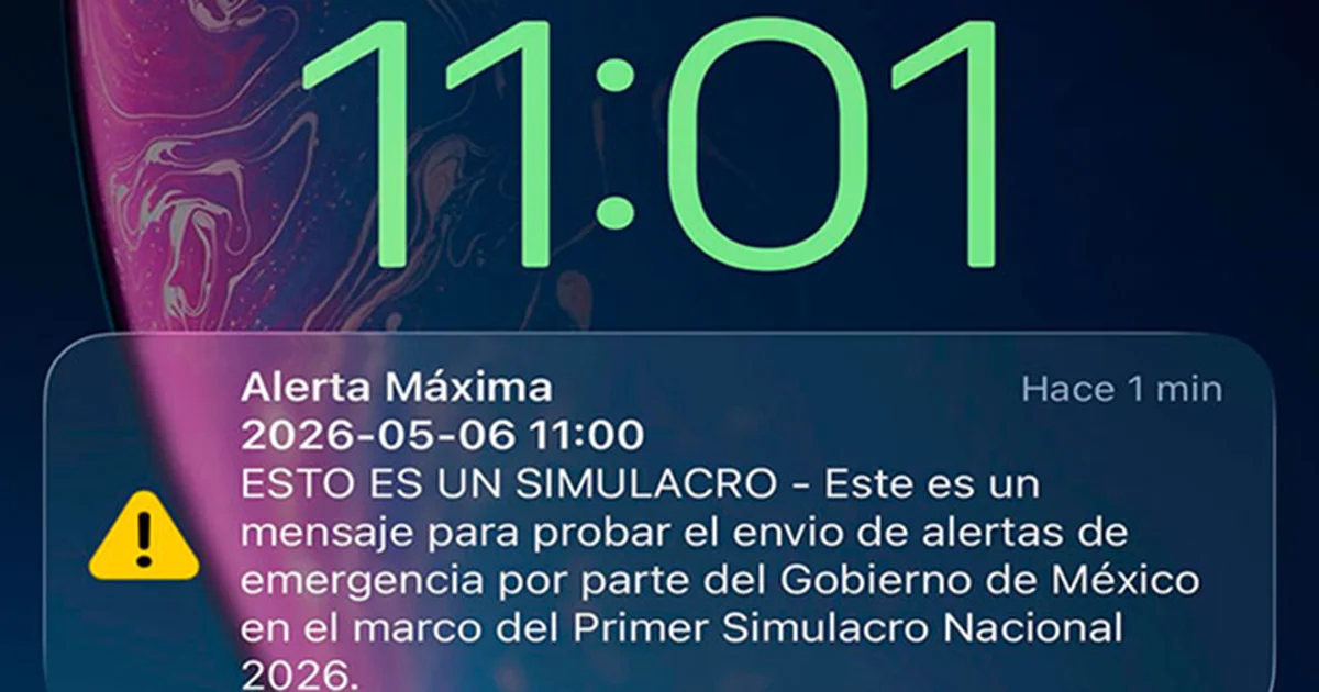 El Gobierno de México hizo una prueba en punto de las 11:00 horas