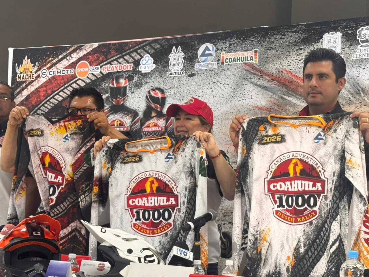 Presentan décimo sexta edición del Rally Coahuila 1000; recorrerá nueve municipios