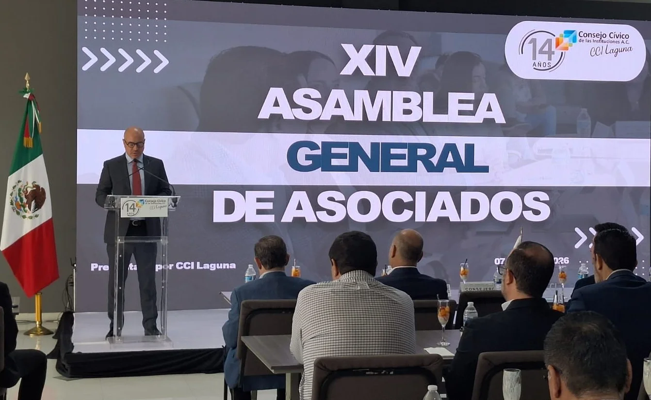 Federico Villarreal asume presidencia del CCI Laguna; destacan agenda en seguridad y anticorrupción