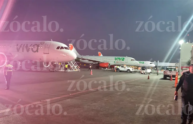 Desvían a Saltillo aviones de VIVA  por fuerte tormenta en Monterrey