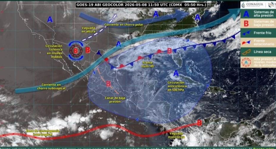 Vientos de hasta 55 km/h y tolvaneras azotarán la Comarca Lagunera este viernes por el Frente Frío 49. Precaución al conducir.