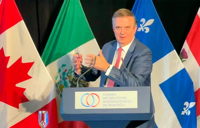 Ebrard reconoció que tanto México como Canadá enfrentan el desafío de los aranceles estadounidenses de la Sección 232 sobre acero y aluminio