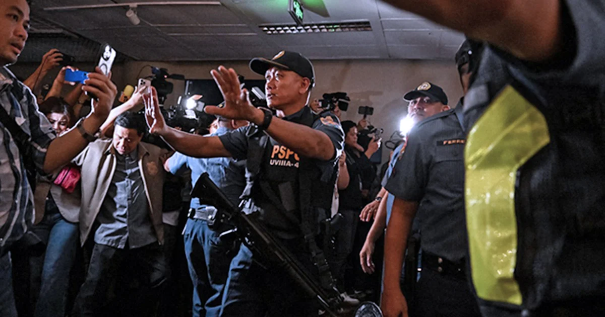 Reportan disparos en el Senado de Filipinas tras intento de arresto a un senador