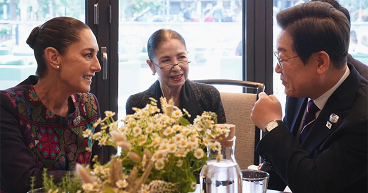 La presidenta Sheinbaum tuvo una conversación telefónica en las últimas horas con su homólogo de Corea del Sur, Lee Jae-myung