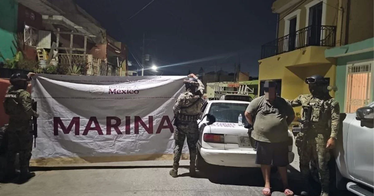 La Secretaría de Marina inhabilitó el vehículo blindado y los explosivos a través de personal naval especializado