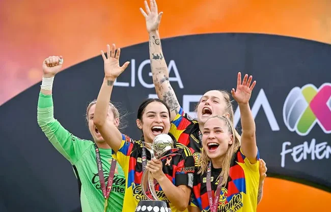 América le remonta a Rayadas y se consagran campeonas de la Liga MX Femenil