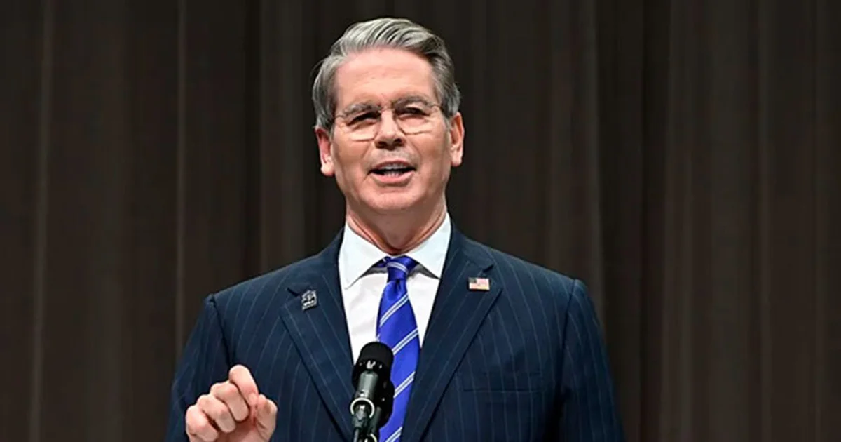 El secretario del Tesoro de Estados Unidos, Scott Bessent, centró su discurso especialmente en Irán