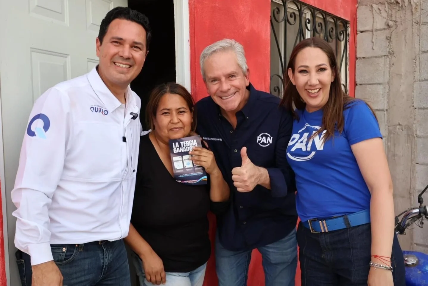Gerardo Aguado recorre ejidos de Torreón y dialoga con vecinos sobre seguridad y servicios. Participa en foro con CANACINTRA.