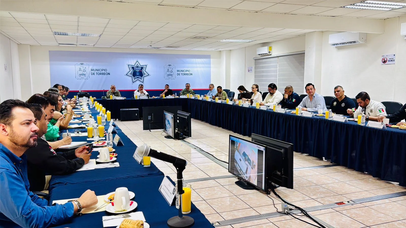 Revisan estrategias de seguridad para eventos masivos en Torreón