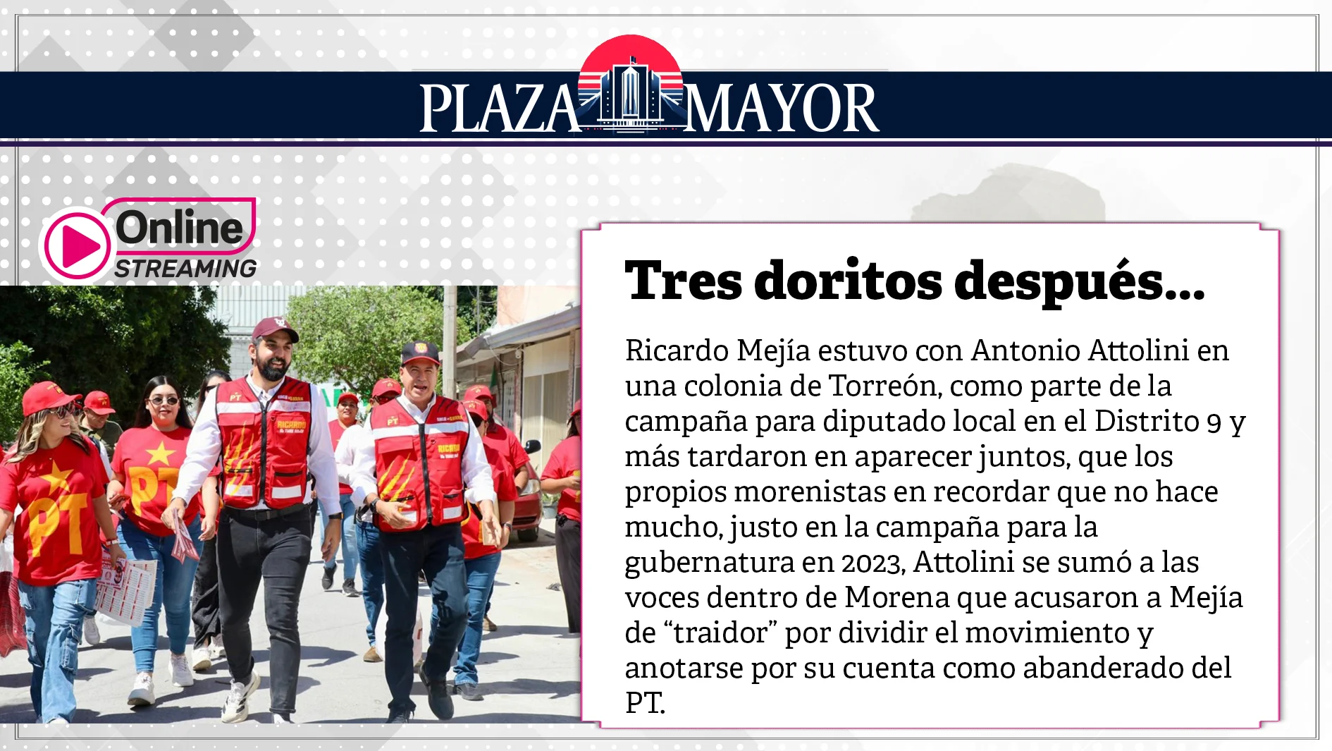 Tres doritos después…