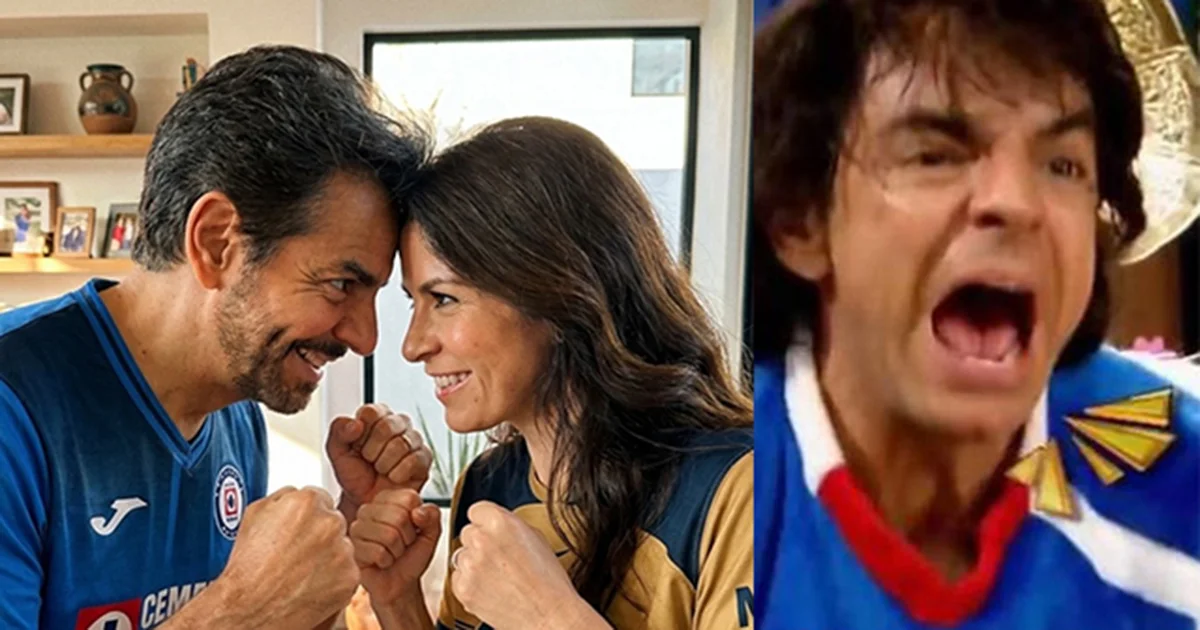 Eugenio Derbez festeja el campeonato de Cruz Azul; ‘ganó Ludovico P. Luche’