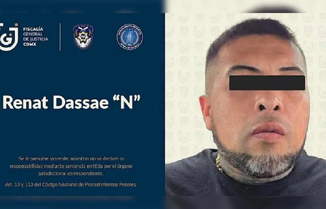 Registros oficiales indican que “El Daza” cuenta con un ingreso previo al Sistema Penitenciario de CDMX en 2022, derivado de delitos contra la salud