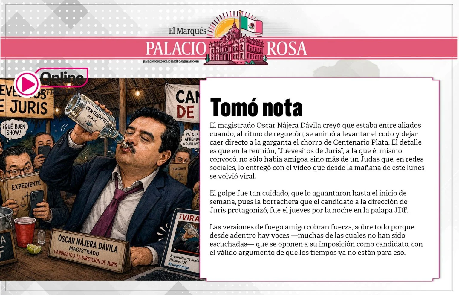 Las versiones de fuego amigo cobran fuerza, sobre todo porque desde adentro hay voces