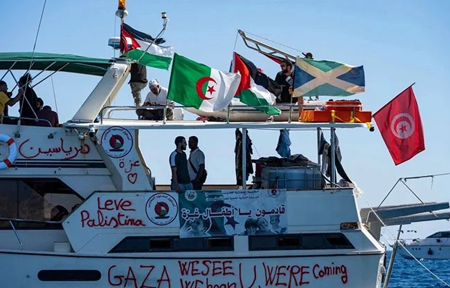 Global Sumud Flotilla denuncia sanciones de EU contra activista pro Palestina