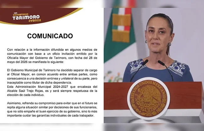 Destituyen a Oficial Mayor de Tarimoro por exigir asistencia obligatoria a evento político