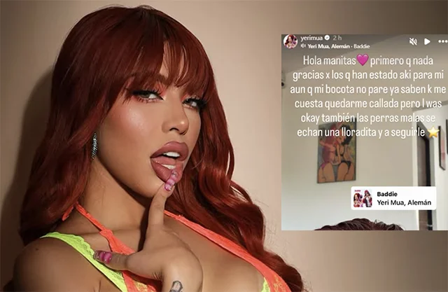 Yeri Mua reapareció en redes sociales luego de protagonizar un momento que se volvió viral