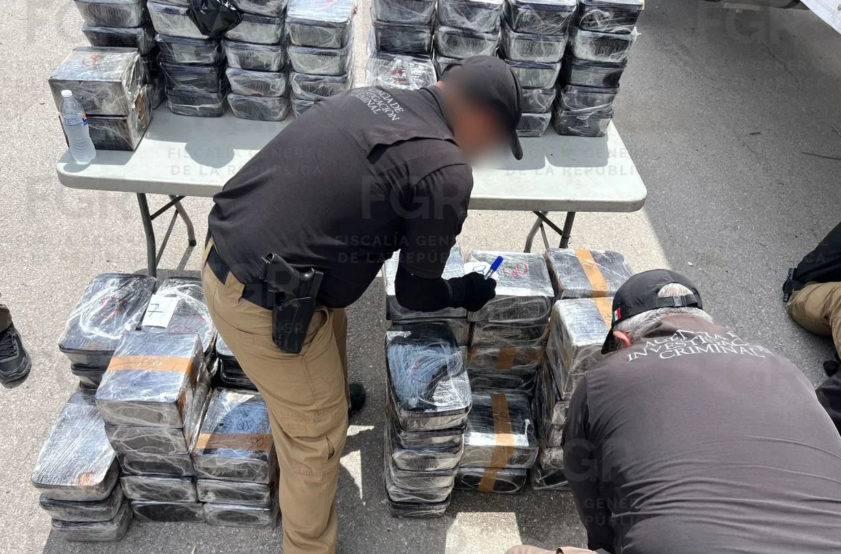 FGR vincula a proceso a Manuel “N” por transportar 916 kg de metanfetamina en Gómez Palacio, Durango.