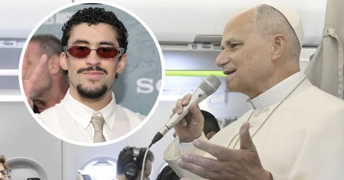 El papa reconoce dura competencia con Bad Bunny en España