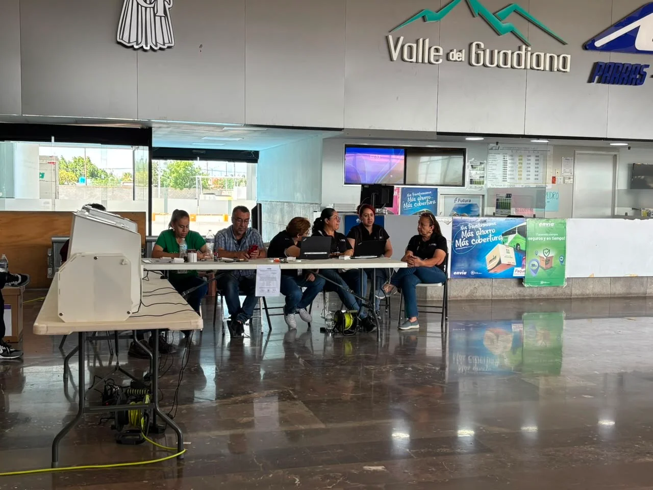 Reportan jornada sin contratiempos y baja afluencia en casilla especial de la Central de Autobuses de Torreón
