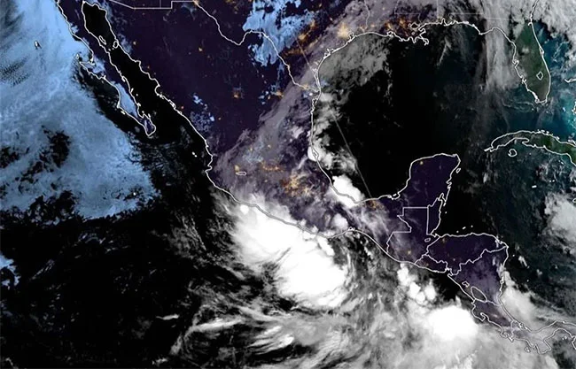 Se forma la tormenta tropical Boris en las costas de Guerrero