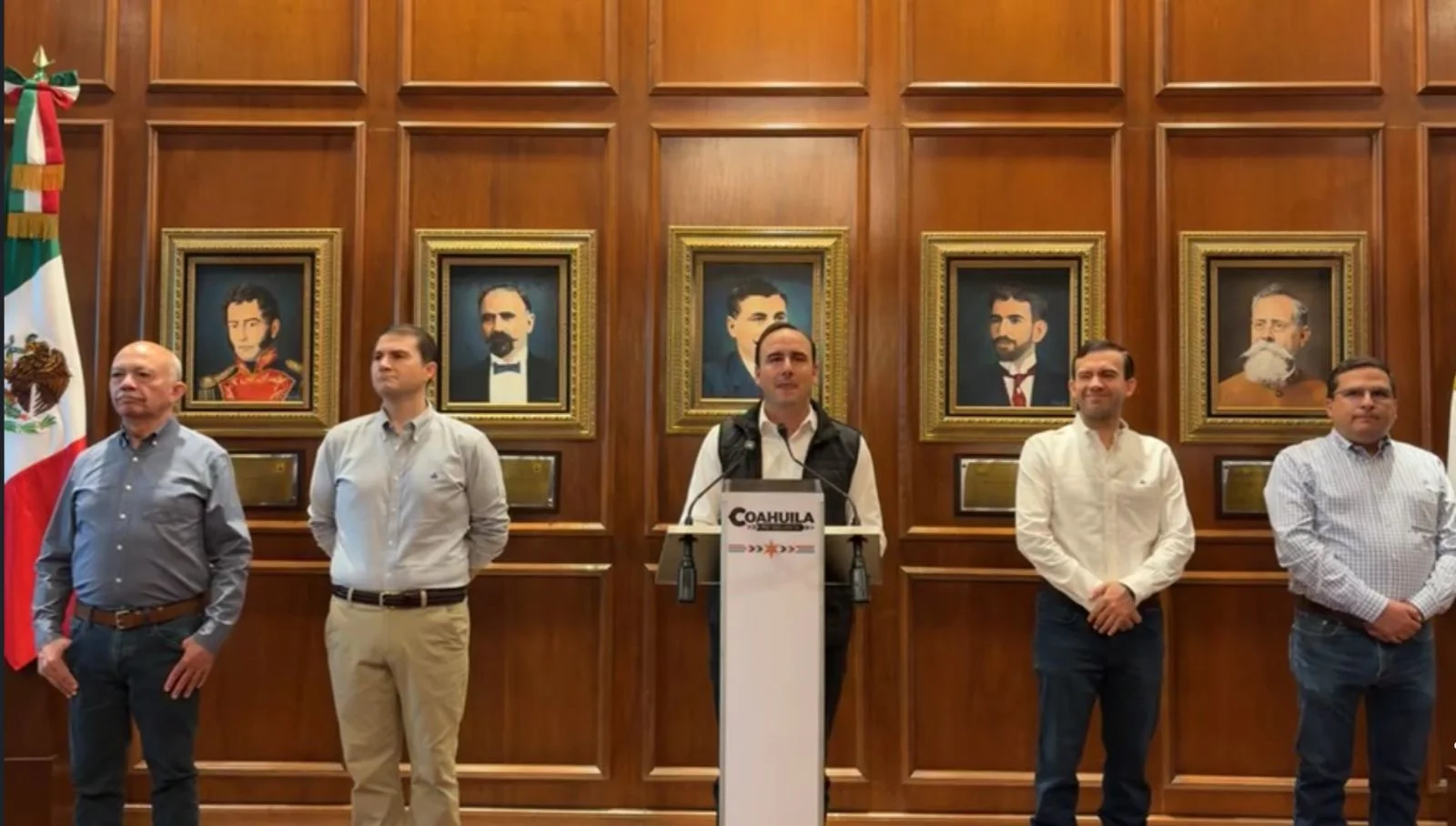 PRI-UDC arrasa con 58% en Coahuila. Manolo Jiménez celebra victoria que refleja el deseo ciudadano de paz y estabilidad.