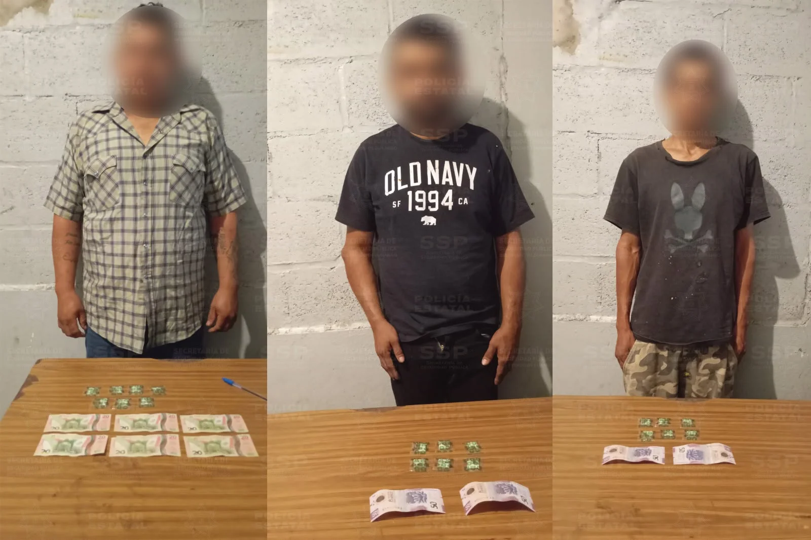 Operativo Dragón detiene a tres presuntos narcomenudistas en Lerdo