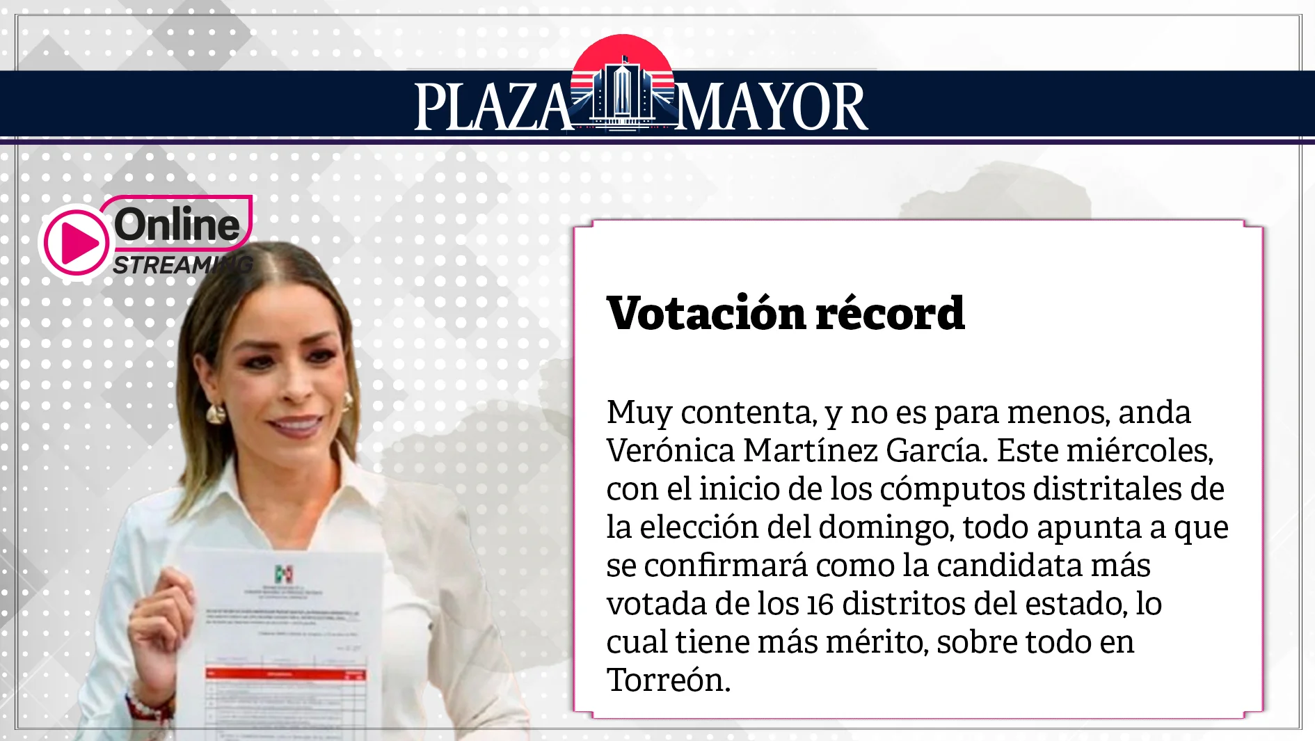 Votación récord