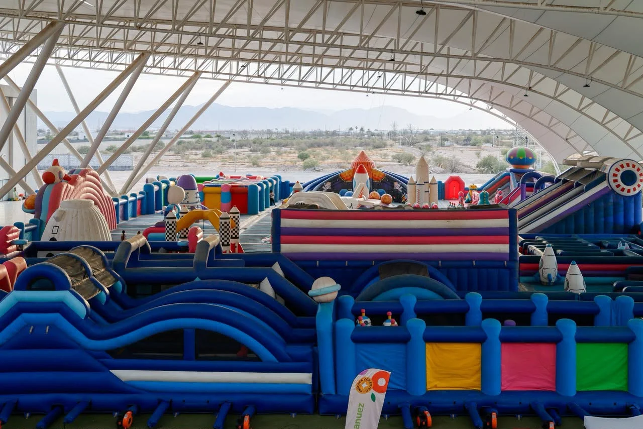Gravity Bounce llega a Torreón; inauguran el inflable más grande de México en el CCT