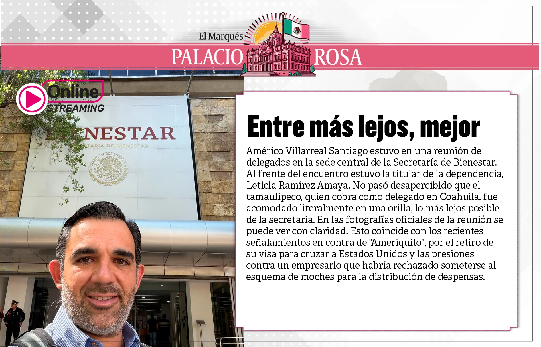 Entre más lejos, mejor
